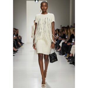 CHANEL RUNWAY TWEED MINI DRESS SIZE 38 FR, 6 or 4 US NEW